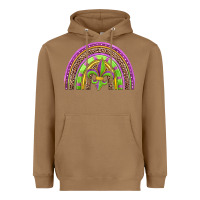 Toasted Coconut mardi gras rainbow Heavyweight Hoodie - Jasminsmagicworld