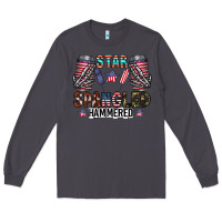 Smoke star spangled hammered Long Sleeve Tee - CowhideDigitalArt
