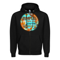 Black pumpkin spice and everythink nice earrings Zipper Hoodie - BundleAndBundleShop