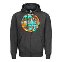 Charcoal Heather pumpkin spice and everythink nice earrings Zipper Hoodie - BundleAndBundleShop