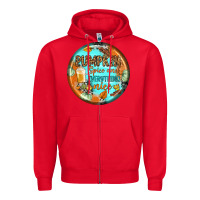 Red pumpkin spice and everythink nice earrings Zipper Hoodie - BundleAndBundleShop