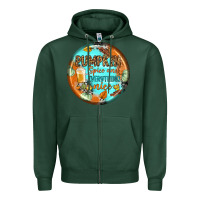 Sports Green pumpkin spice and everythink nice earrings Zipper Hoodie - BundleAndBundleShop
