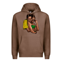 Chestnut black couple Premium Hoodie - NancyCooperArtShop