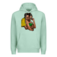 Seafoam black couple Premium Hoodie - NancyCooperArtShop