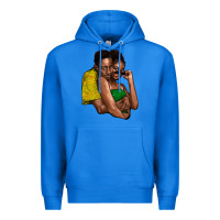 True Royal black couple Premium Hoodie - NancyCooperArtShop