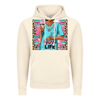 Vintage Artic nurse life afro woman Vintage Hoodie - RanaPortraitStore