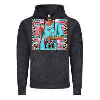Vintage Black nurse life afro woman Vintage Hoodie - RanaPortraitStore