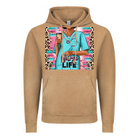 Vintage Camel nurse life afro woman Vintage Hoodie - RanaPortraitStore
