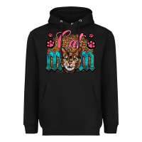Black Western Cat Mom Heavyweight Hoodie - LillyAllenDesigns