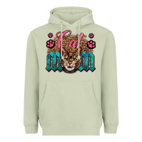 Matcha Western Cat Mom Heavyweight Hoodie - LillyAllenDesigns