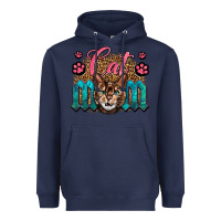 Navy Western Cat Mom Heavyweight Hoodie - LillyAllenDesigns