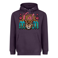 Plum Western Cat Mom Heavyweight Hoodie - LillyAllenDesigns