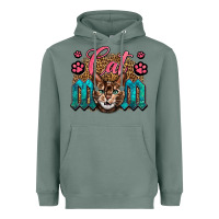 Sage Western Cat Mom Heavyweight Hoodie - LillyAllenDesigns