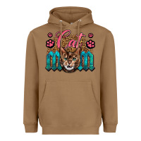 Toasted Coconut Western Cat Mom Heavyweight Hoodie - LillyAllenDesigns