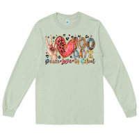 Matcha peace love 100 days of school Long Sleeve Tee - RacoonDesign