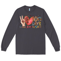 Smoke peace love 100 days of school Long Sleeve Tee - RacoonDesign