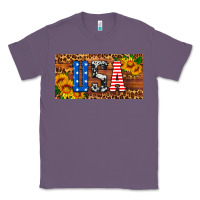 Lavender usa sunflowers license plate Classic Tee - HRA Design Shop
