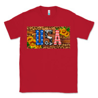 Red usa sunflowers license plate Classic Tee - HRA Design Shop