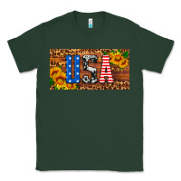 Sports Green usa sunflowers license plate Classic Tee - HRA Design Shop