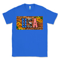 True Royal usa sunflowers license plate Classic Tee - HRA Design Shop