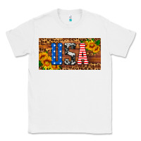 White usa sunflowers license plate Classic Tee - HRA Design Shop