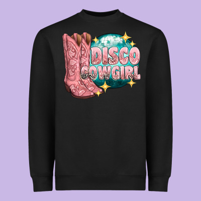 Heavyweight Sweatshirt western disco cowgirl