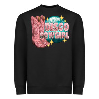 Black western disco cowgirl Heavyweight Sweatshirt - texasbilliewilder