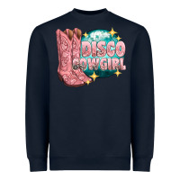 Navy western disco cowgirl Heavyweight Sweatshirt - texasbilliewilder