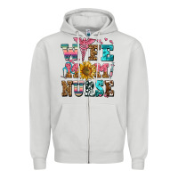Dove Grey wife mom nurse Zipper Hoodie - AdoDesignShop
