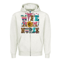 Oatmeal Heather wife mom nurse Zipper Hoodie - AdoDesignShop