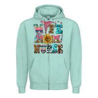 Seafoam wife mom nurse Zipper Hoodie - AdoDesignShop