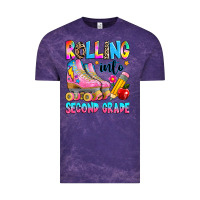 Cloud Purple rolling into second grade Vintage Tee - texasbilliewilder
