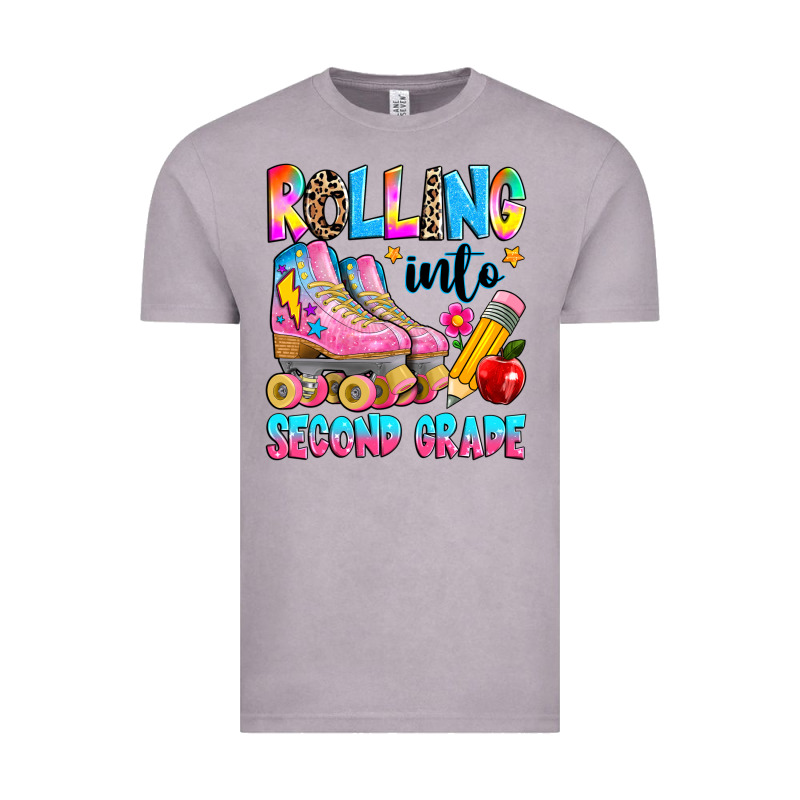 Rolling Into Second Grade Vintage Tee by texasbilliewilder | Teevron
