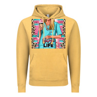 Vintage Mustard nurse life blonde woman Vintage Hoodie - RanaPortraitStore
