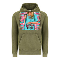 Vintage Olive nurse life blonde woman Vintage Hoodie - RanaPortraitStore