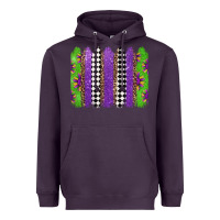 Plum mardi gras brushstrokes Heavyweight Hoodie - Jasminsmagicworld
