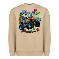 Mushroom monster truck autism Heavyweight Sweatshirt - Zillion Design Studio