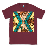 Burgundy native american aztec seamless pattern 6 Classic Tee - BundleAndBundleShop