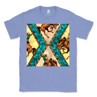 Colony Blue native american aztec seamless pattern 6 Classic Tee - BundleAndBundleShop