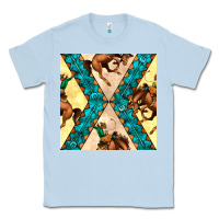 Dusty Blue native american aztec seamless pattern 6 Classic Tee - BundleAndBundleShop