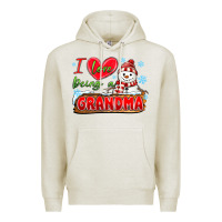 Oatmeal Heather i love being a grandma Premium Hoodie - MaliasSmallBusiness