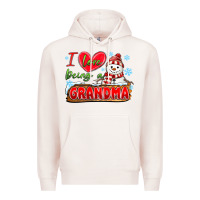 Pale Pink i love being a grandma Premium Hoodie - MaliasSmallBusiness