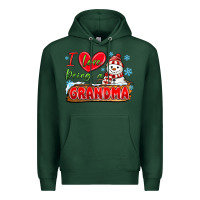 Sports Green i love being a grandma Premium Hoodie - MaliasSmallBusiness
