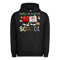 Pigment Black happy 100 days of school Urban Hoodie - Artiststas