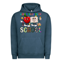 Pigment Midnight Navy happy 100 days of school Urban Hoodie - Artiststas