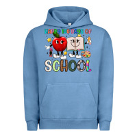 Pigment Pebble Blue happy 100 days of school Urban Hoodie - Artiststas
