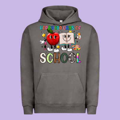 Happy 100 Days Of School Urban Hoodie Designed By Artiststas