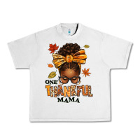 Lunar Rock one thankful mama afro messy bun Urban Heavy Tee - texasbilliewilder
