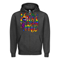Charcoal Heather kiss me Zipper Hoodie - JahusDesignShop