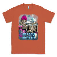 Copper Winter tis the season skeleton Classic Tee - FaDigitalArtStudio
